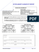 UV Detector Linearity & Sensitivity Report