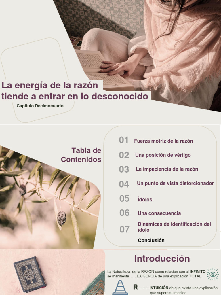 Capitulo Xiv La Energia de La Razón Tinede A Entrar en Lo Desconocido ...