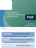 Data Analytics: A Powerful Insight Into Your Donors' Giving Potential