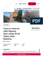 Vivienda en Venta en Calle SEGOVIA 0 07830, Islas Baleares, SANT JOSEP de SA TALAIA - Aliseda Inmobiliaria