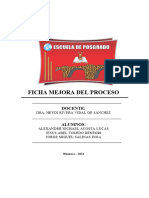 EXPOSICIÓN Formato de Mejora Del Proceso