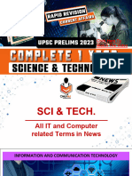 Complete 1 Year of Science & Technology Current Affairs From Udaan