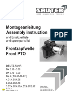 Assembly Instruction Montageanleitung: and Spare Parts List Und Ersatzteilliste