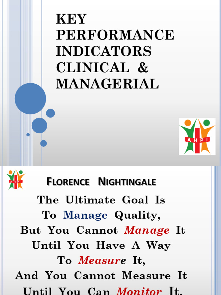 Clinical Managerial Kpis Download Free PDF Performance Indicator