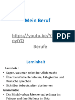 Lektion 8 Mein Beruf