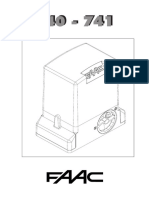 Instrukcja Montażowa Napęd FAAC 740