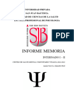 Informe Memoria