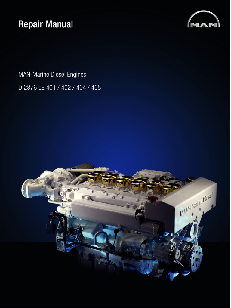 Man Marine Diesel Engine D 2876 Le 401 Pdf Internal Combustion