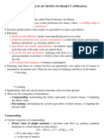 The Role of Time Value of Money in Project Appraisal