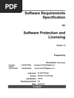 SRS-Software Protection and Licensing