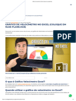 1 - Gráfico de Velocímetro No Excel (Coloque em Suas Planilhas)