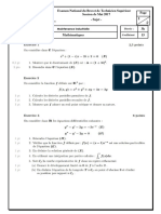 Examen National Du BTS - Maintenance Industrielle - Session de Mai 2017