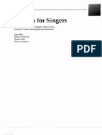 Diction For Singers - Joan Wall