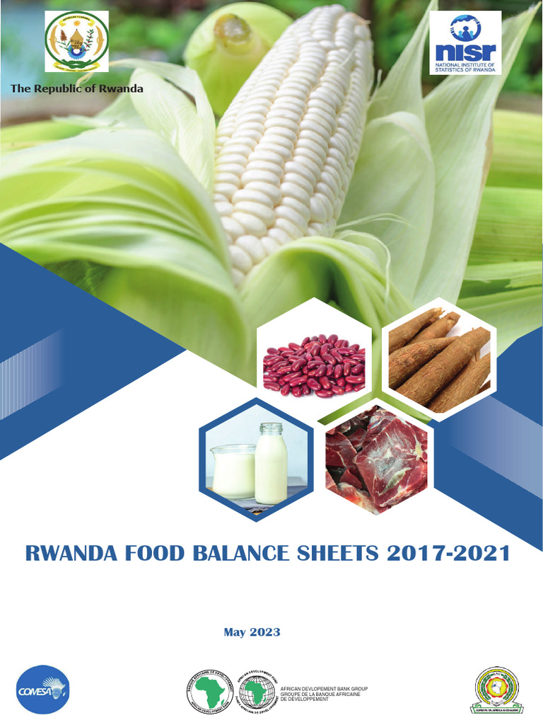 Rwanda Food Balance Sheets 2017-2021 - Final | PDF | Food Security | Foods