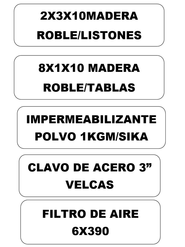 2x3x10madera roble listones 8x1x10 madera roble tablas