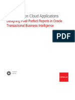 Designing Pixel Perfect Reports Oracle Transactional Business Intelligence