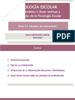 Tema 1.3. Modelos de Intervención 2024