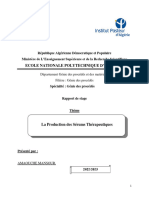 Rapport de Stage L'institut Pasteur 2002