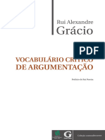 GRÁCIO 2013 Vocabulário Crítico de Argumentação