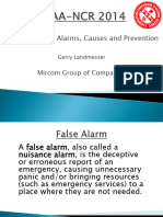 False Alarm Presentation