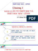Chuong 1 KHAI LUAN VE TRIET HOC VA TH MAC - LENIN 09-01-2024