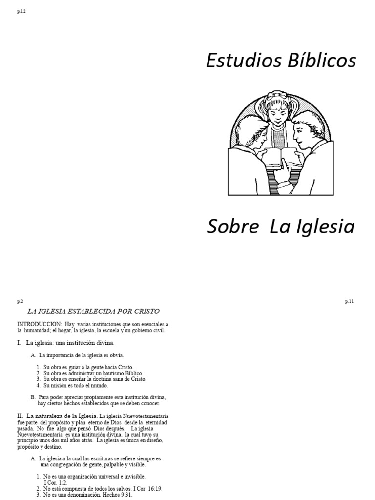 La Iglesia: Institución Divina de Cristo | PDF | Iglesia cristiana ...