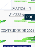 Unidade 2 - Potenciação e Radiciação (1 - Recordando Potências) (FB-2021)