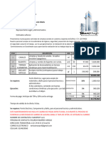 Presupuesto Mantenimiento de Canales, Bajantes y Terrazas Ene 17