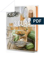 Libros Las 3 curas Naturales que tratan y previenen el cancerNUEVO