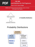 CVE 303 - 3. Probability Distributions