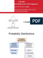 CVE 303 - 3. Probability Distributions