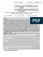 Etude Comparative Entre L'entreprise Algérienne Nca Rouiba Et L'entreprise Tunisienne SFBT Societe de Fabrication Des Boissons de Tunisie