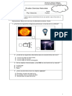 prueba de ciencias 3 basico PDF