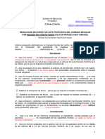 12 RESOLUCION Director Tras Propuesta CONSEJO ESCOLAR