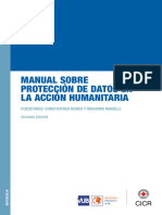 Manual Protección de Datos en La Acción Humanitaria