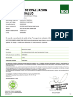 Certificado de Evaluacion Laboral Hector Hilario