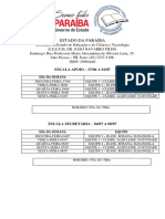 Escala Apoio São João 2022