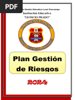 Plan Gestion de Riesgos Leoncio Prado 2024