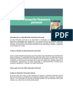 Introducción A La Planificación Financiera Personal