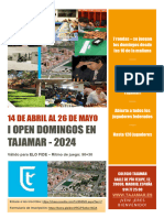 I Open de Ajedrez Domingos en Tajamar Con Cartel 2024