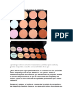 Para Qué Sirve Cada Color de Corrector de Maquillaje