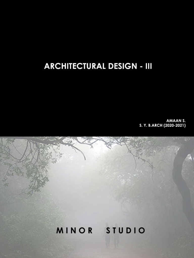 Architectural Design Case Study: Mahabaleshwar | PDF