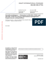 Iso - Iec Dis - 27701 (E)