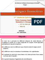 Cours Des Mathematiques Financieres S2 CFF Groupe C Et MRH Groupe A Et B