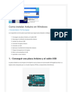 Como Instalar Arduino en Windows Arduino - CL