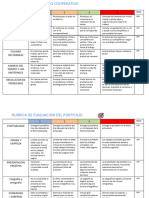 Rúbricas Evaluación