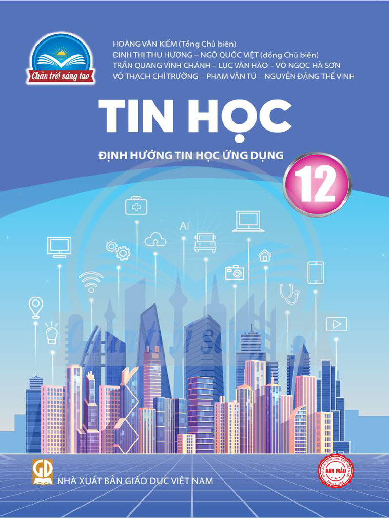 Sach giao khoa tin hoc 12 thud chan troi sang tao pdf