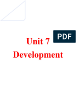 Unit 7 Development