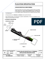 Application Specification: Ctx50 Sealed Receptacle Crimp Terminal 1.0 SCOPE