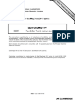 0620 Chemistry: MARK SCHEME For The May/June 2013 Series